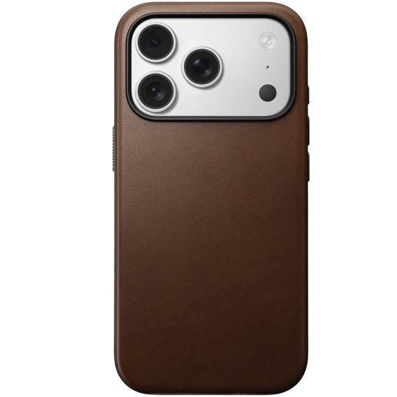 Nomad case for iPhone 17 Pro Max, Modern Leather Case, brown