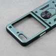 Armor Case for Samsung Galaxy Z Flip5 5G, Nox Case Ring, green