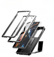 Armored case for Samsung Galaxy S23 Ultra, Dexnor Full Body (Two Frames), black