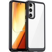 Case for Samsung Galaxy S23 FE, Fusion Hybrid, transparent / black