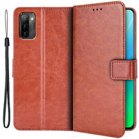 Flip case for Ulefone Note 12P, Wallet, brown