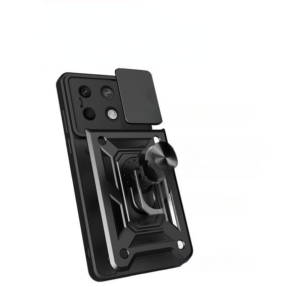 Case for Xiaomi Redmi Note 13 5G, CamShield Slide, black