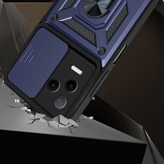 Case for Infinix Note 12 2023, CamShield Slide, blue