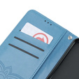 Flip case for Xiaomi Poco X6 5G, Butterfly, blue