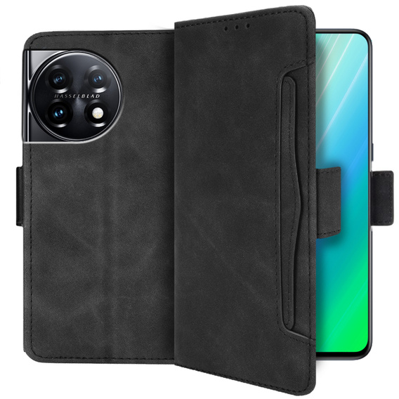 Flip case for OnePlus 11 5G, Card Slot, black