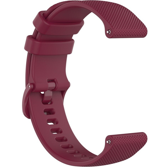 Silicone Universal Strap 20mm, maroon