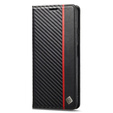 Flap case for Xiaomi Redmi Note 13 Pro 4G / Xiaomi Redmi Note 14S / Xiaomi Poco M6 Pro 4G, Carbon LC.IMEEKE, black