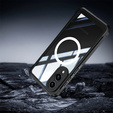 Case for Samsung Galaxy S25 Edge, Shockproof, with glass, for MagSafe, black