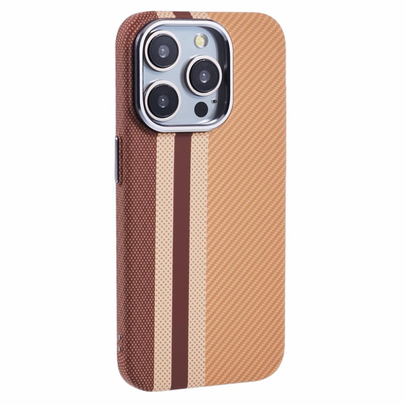 MagSafe's iPhone 13 Pro Max Case, Carbon Fiber, yellow