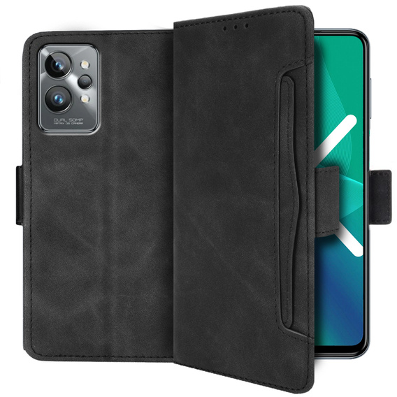Flip case for Realme GT2 Pro, Card Slot, black
