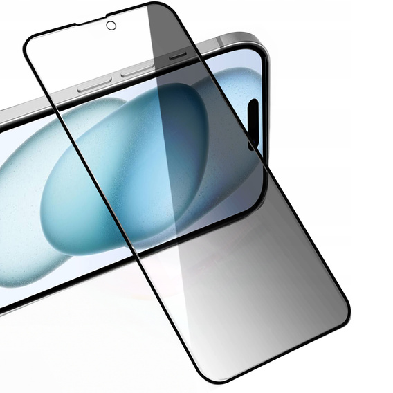 2x Tempered Privatization Glass for iPhone 15 Plus, ERBORD Anti-Spy