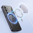 Case for Samsung Galaxy S24, Electro MagSafe, black + Screen Glass