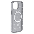 Case for iPhone 14 Plus, Glittery, for MagSafe, black
