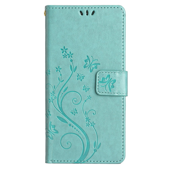 Flip case for Samsung Galaxy S23 FE, Butterfly, green