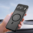 Case for OnePlus Nord 4, for MagSafe, ERBORD Matt Case, black + Screen Glass