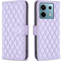 Flip case for Xiaomi Redmi Note 13 Pro 5G, Wallet, BINFEN COLOR, purple