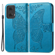 Flip case for Motorola Moto G24 / G24 Power / G04, Butterfly, blue