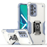 Case for Samsung Galaxy A33 5G, Dual-Layer Armor, silver