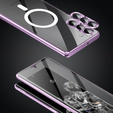 Magnetic Dual Glass MagSafe case for Samsung Galaxy S24+ Plus, purple