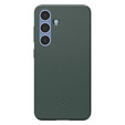 Spigen case for Samsung Galaxy S25, Thin Fit Mag, green + 9H tempered glass 