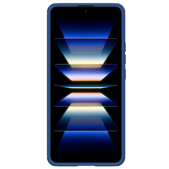 Case for Poco F5 Pro, Armored Nillkin, CamShield Pro, blue