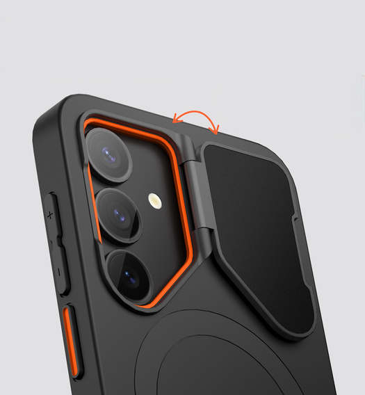 Case for Samsung Galaxy S25+ Plus, Suritch Shockproof, for MagSafe, black