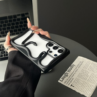 Case LUPHIE for Samsung Galaxy S25 Ultra, Armor Bumper, black