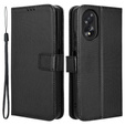 Flip case for Oppo A38 4G / Oppo A18 4G, Wallet Smart Magnet, black
