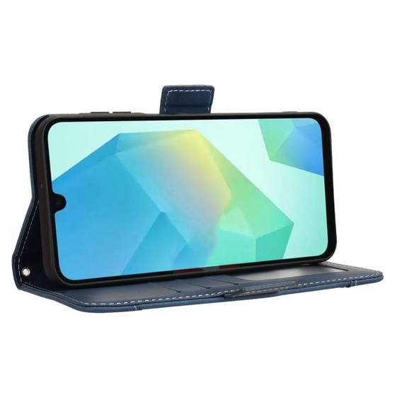 Flip case for Samsung Galaxy A16, Card Slot, dark blue