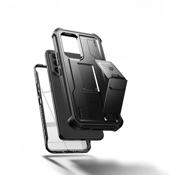 Armored case for Samsung Galaxy A53 5G, Dexnor Full Body, black