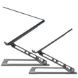 Aluminum laptop stand, ERBORD ProDesk Stand, gray
