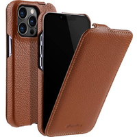 MELKCO flip case for iPhone 13 Pro Max, leather, flip, brown