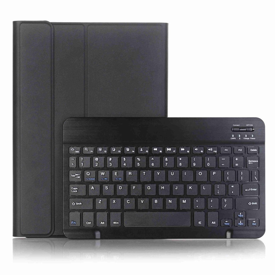 Case + keyboard iPad 10.9 2022 10 Gen, Pen Slot, black