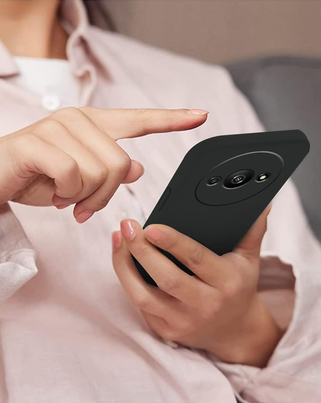 Case for Xiaomi Redmi A3, Silicone Lite, black