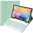 Case + keyboard Samsung Galaxy Tab S6 Lite 10.4, Pen Slot, green