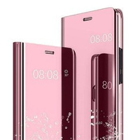 Case for Samsung Galaxy A22 5G, Clear View, pink rose gold