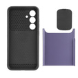 Case for Samsung Galaxy S24, ERBORD CamProtect Slide Camera, purple