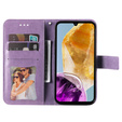 Flip case for Samsung Galaxy M15 5G, Mandala, purple