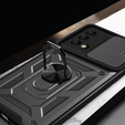 Case for Oppo A74 4G, CamShield Slide, black