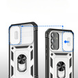 Case for Samsung Galaxy A54 5G, CamShield Slide, white / black