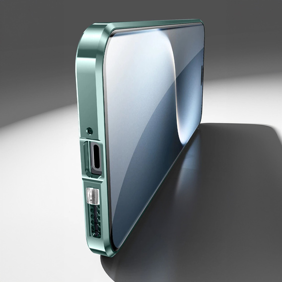 Case for Honor Magic 7 Pro, Magnetic Dual Glass, green