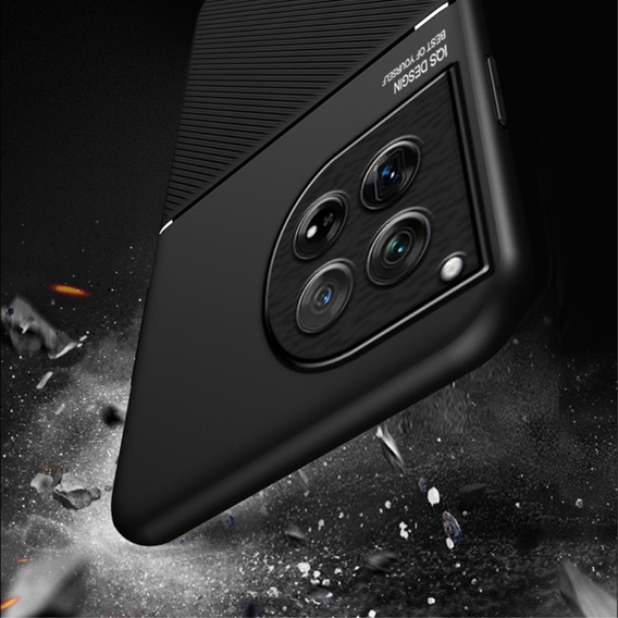 Case for OnePlus 12 5G, with magnetic grip plate, black