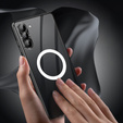 Magnetic Dual Glass MagSafe case for Samsung Galaxy S24, black
