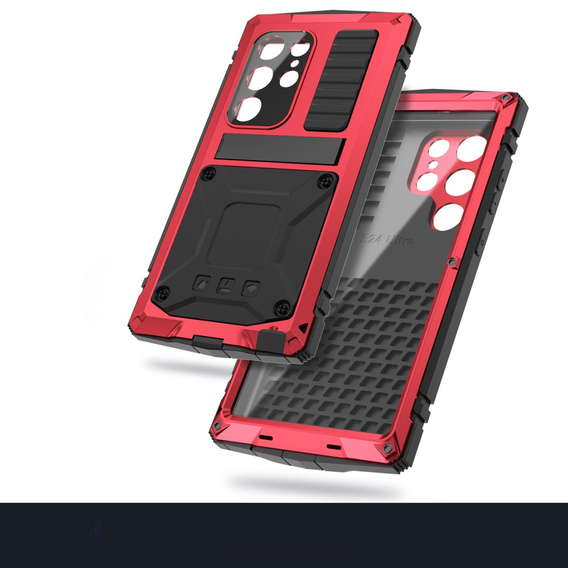 Armored case for Samsung Galaxy S25 Ultra, R-JUST, red