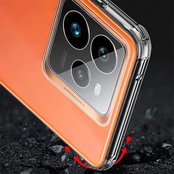 Case for Realme GT 7 Pro, Dropproof, transparent
