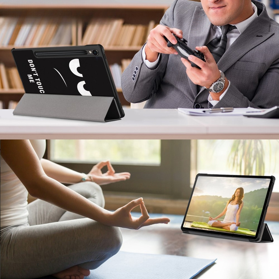 Case for Samsung Galaxy Tab S9, Smartcase Hybrid Pen Slot, don't touch me