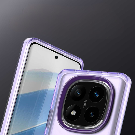 Case for Xiaomi Redmi Note 14 Pro 5G / Poco X7 5G, Fusion Hybrid, for MagSafe, purple