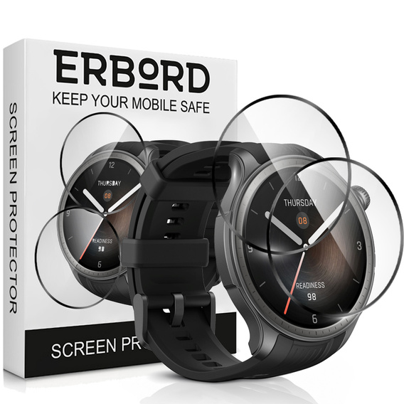2x ERBORD Hybrid Glass for Amazfit Balance