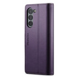 CASEME flip case for Samsung Galaxy Z Fold6 5G, Litchi Wallet, purple