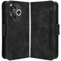 Flip case for Xiaomi Poco F6, Card Slot, black